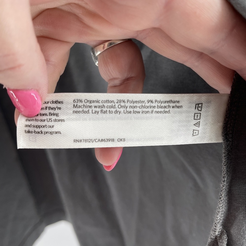 Eileen Fisher sz PM gray lightweight open‎ jacket blazer minimalist lagenlook - Picture 5 of 9